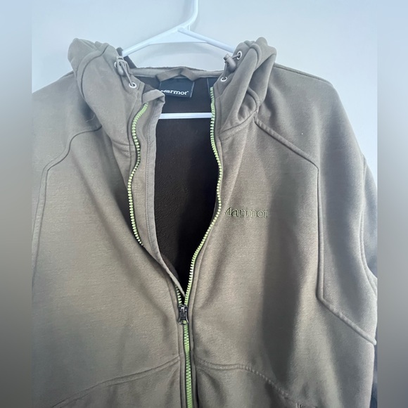 Preowned Men’s Large Marmot Full Zip Hoodie. - Picture 4 of 7